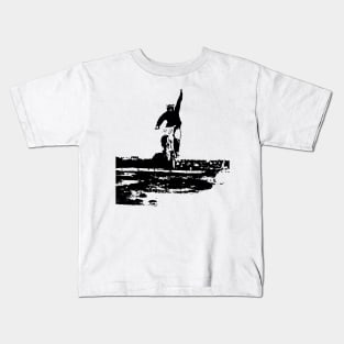 old school bmx race racing vintage Kids T-Shirt